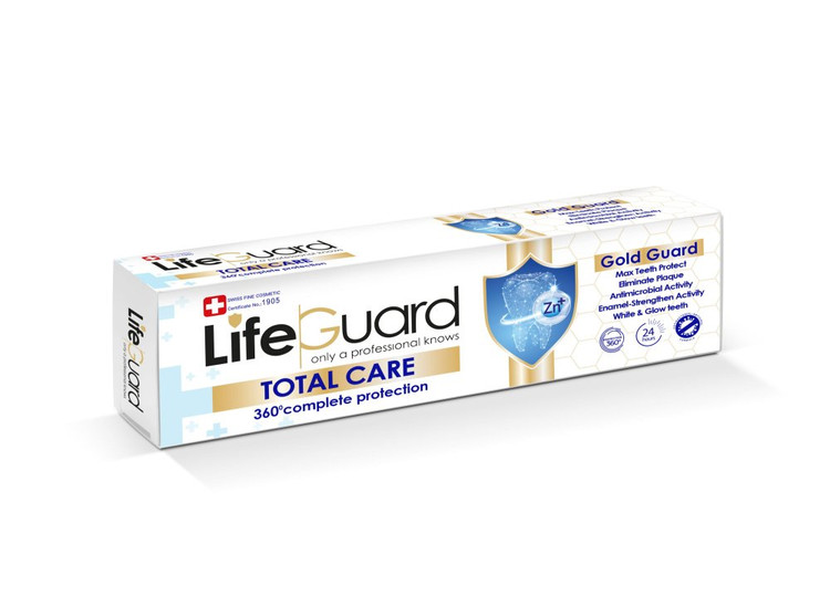 خمیر دندان توتال (Gold Guard) برند لایف گارد با حجم 120 گرم