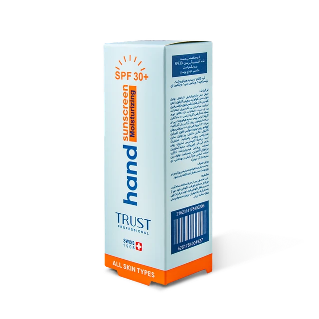 کرم تخصصی دست ضدآفتاب و آبرسان +SPF30 بی رنگ تراست